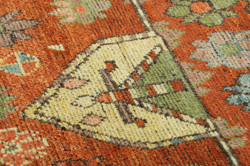 Rug & Kilim’s Caucasian Custom Rug Sample with Multicolor | Rugs by Rug and Kilim