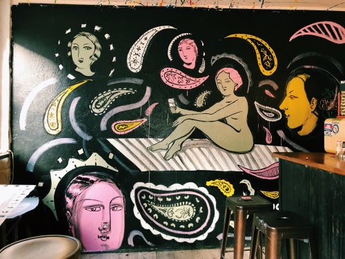 Proibido Mural | Murals by Sofia Enriquez | Le Proibido in Paris