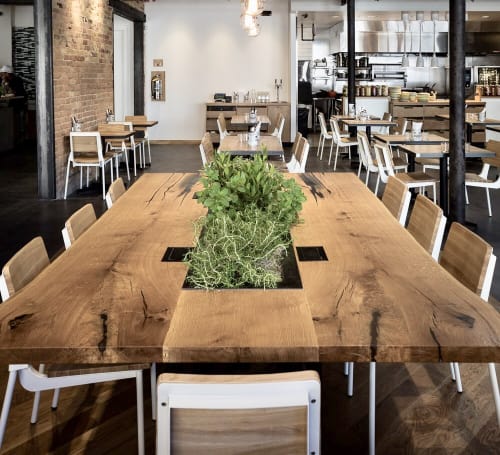 Campos Communal Table | Tables by Project Sunday | Campos Coffee Roastery & Kitchen in Salt Lake City