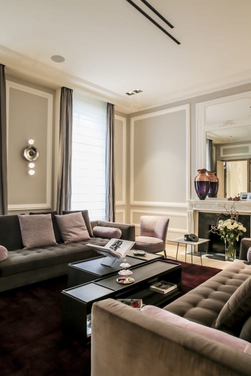 Cropcircle Nickel | Sconces by Ombre Portée