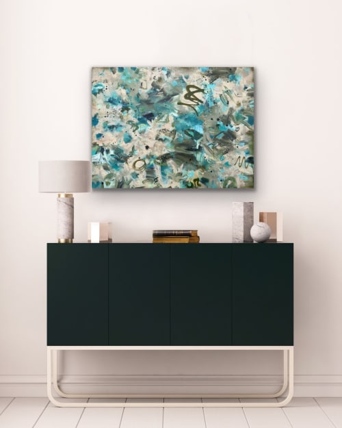 Earth and Sky | Mixed Media by Jennifer Patzer Art