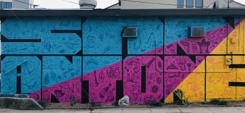 PURO SAN ANTONIO mural | Street Murals by Matt Tumlinson | The Lonesome Rose in San Antonio