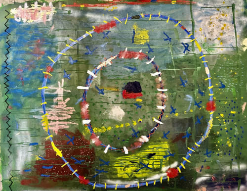 Cape Whispers - Colorful Abstract Painting by Marcus Bacher | Oil And Acrylic Painting in Paintings by Marcus Bacher Studio