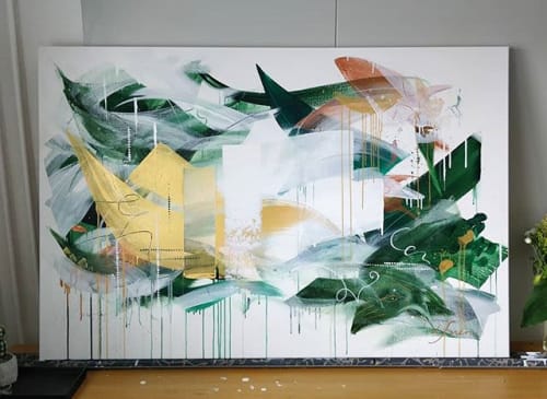 A little party never killed nobody (SOLD) | Paintings by Lotta Sirén