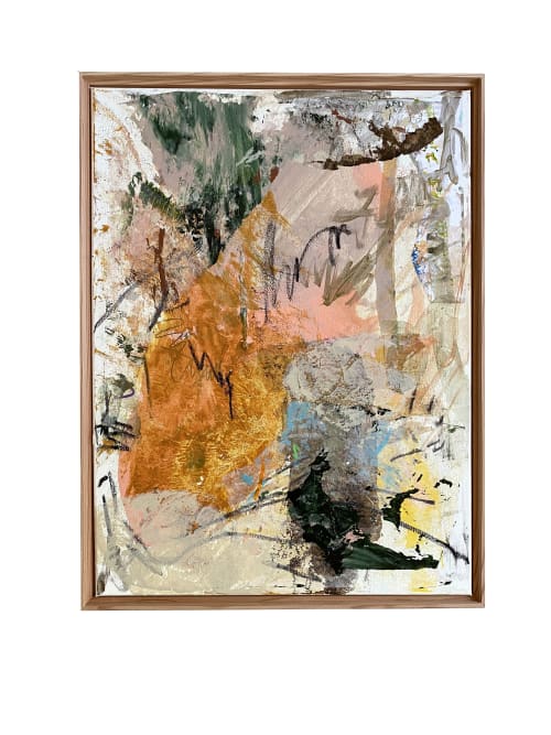 Earth Explosion Original Painting | Oil And Acrylic Painting in Paintings by Jessalin Beutler