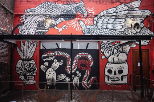 Casco Antiguo mural | Murals by Lina Cholewinski | Casco Antiguo in Seattle
