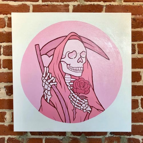 Party’s Over | Paintings by Kayleen Scott | Octane Coffee Bar in Atlanta