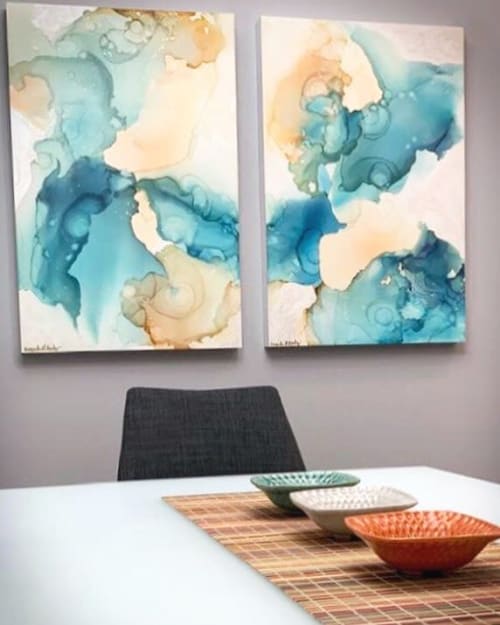 capricorn | Oil And Acrylic Painting in Paintings by Amanda M Moody