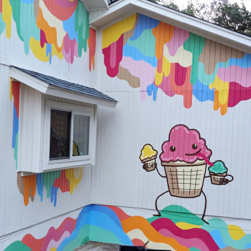 Ice Cream Mural | Murals by Avery Orendorf