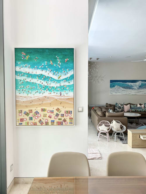 Sunshine Days | Mixed Media by Elizabeth Langreiter Art