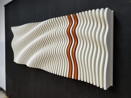 Abstract Wave | Wall Hangings by ZDS
