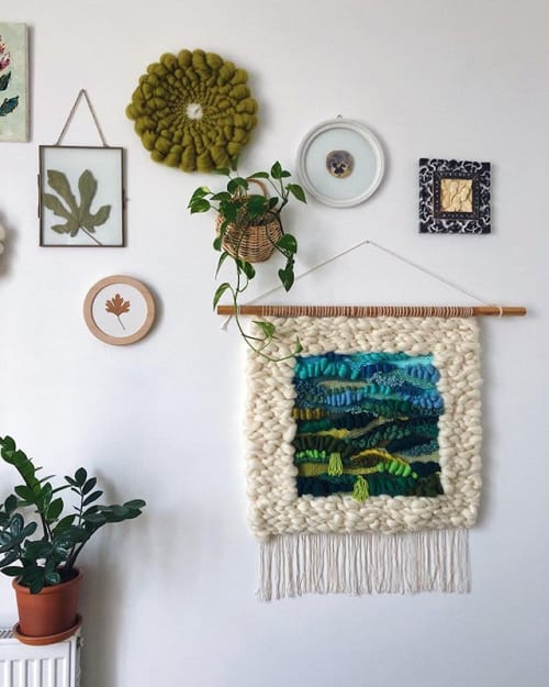Wowen Wall Art Tapestry, Landscape | Wall Hangings by Awesome Knots