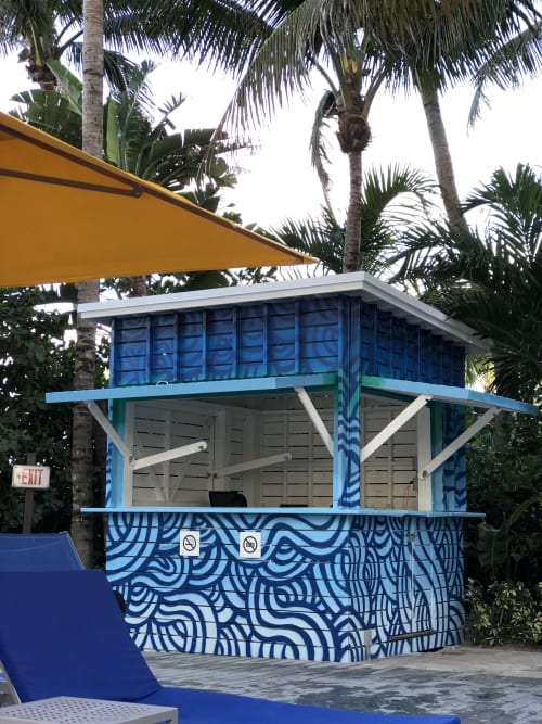 Wave Hut | Murals by Jorge-Miguel Rodriguez | Royal Palm South Beach Miami, a Tribute Portfolio Resort in Miami Beach