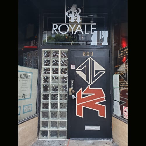 ROYALE DOOR | Murals by D Young V | The Royale in San Francisco