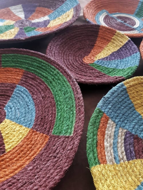 Set is 7 African Wall Plates Decor | Decorative Plate in Decorative Objects by Sarmal Design