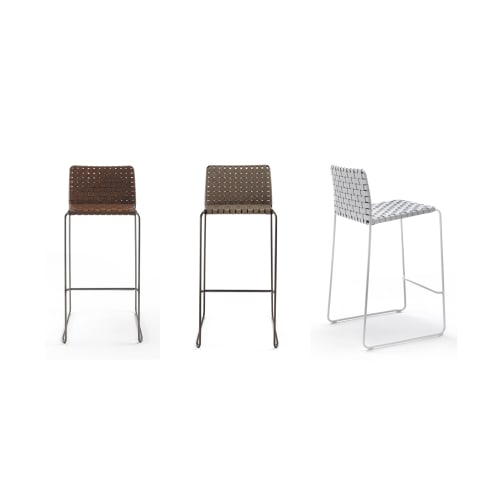 Bizzy Stool Woven | Chairs by PELLIZZONI