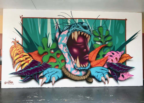 Wall Mural Project By Phybr Art Seen At Santa Clara Elementary School Miami Wescover