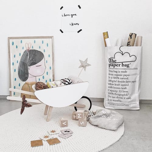 Ecru Crocheted Rug | Rugs by Zuri House