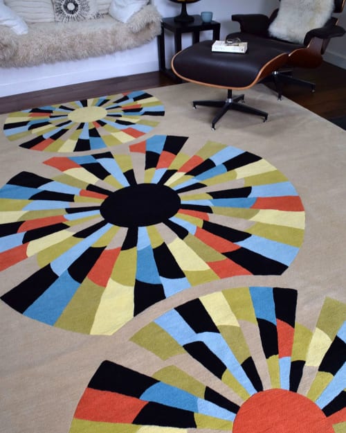 HOOT area rug | Rugs by Emma Gardner Design, LLC