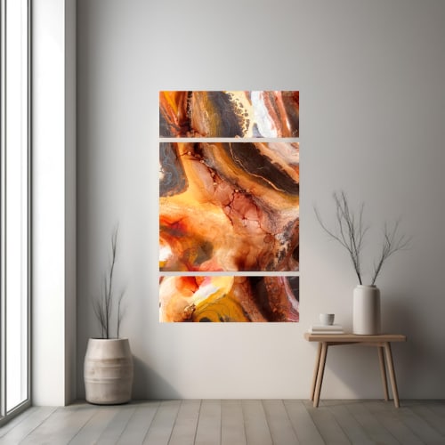 'Hot Lava' | Paintings by Christina Twomey Art + Design
