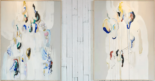 Painting | Paintings by Diana Greenberg | Café No Sé, South Congress Hotel in Austin