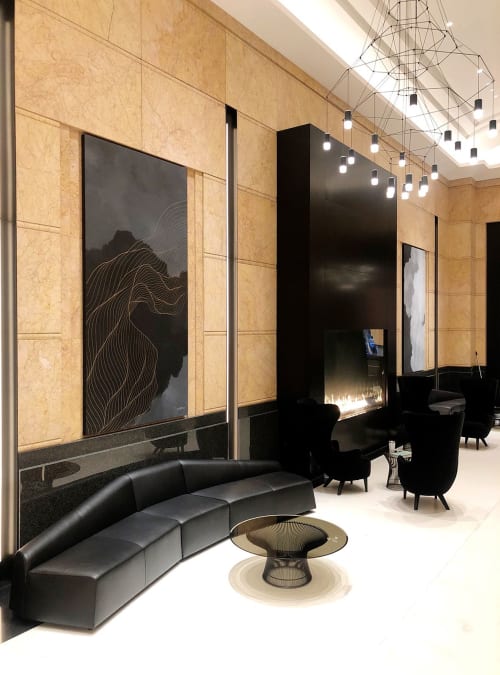 The Hush of Night | Oil And Acrylic Painting in Paintings by Tracie Cheng | 1325 6th Ave in New York
