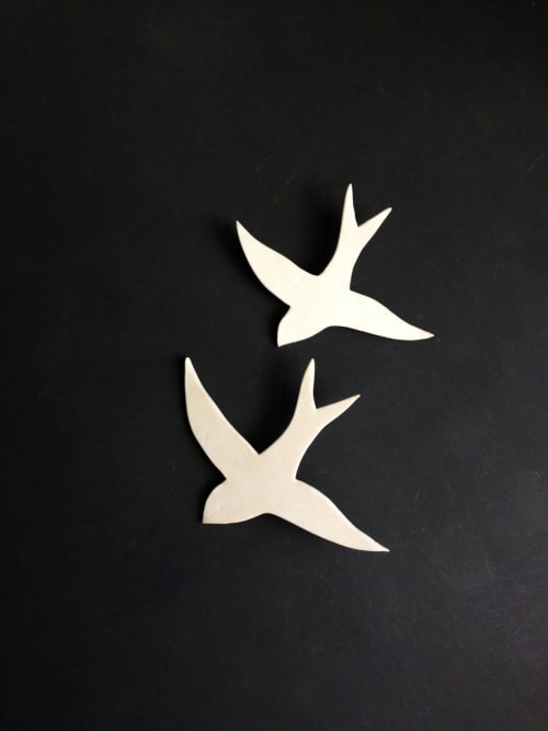 We Fly Together | Wall Sculpture in Wall Hangings by Elizabeth Prince Ceramics