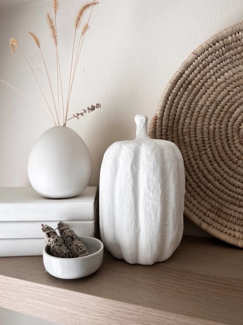 10" Papier Mâché Gourd | Decorative Objects by je.nicci