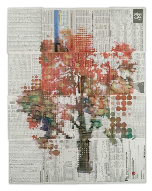 Phyllon 9 | Mixed Media by Phillip Hua