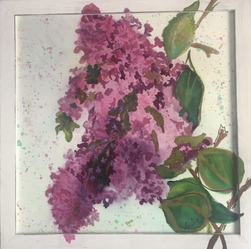 Lilac | Oil And Acrylic Painting in Paintings by Lidia Mikhaylova (SimpleArtForms)