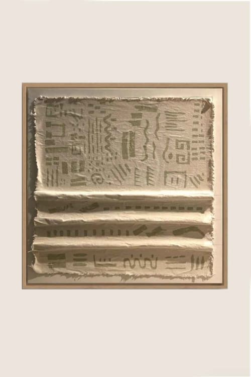 Totem T3030 B | Mixed Media in Paintings by Michael Denny Art, LLC