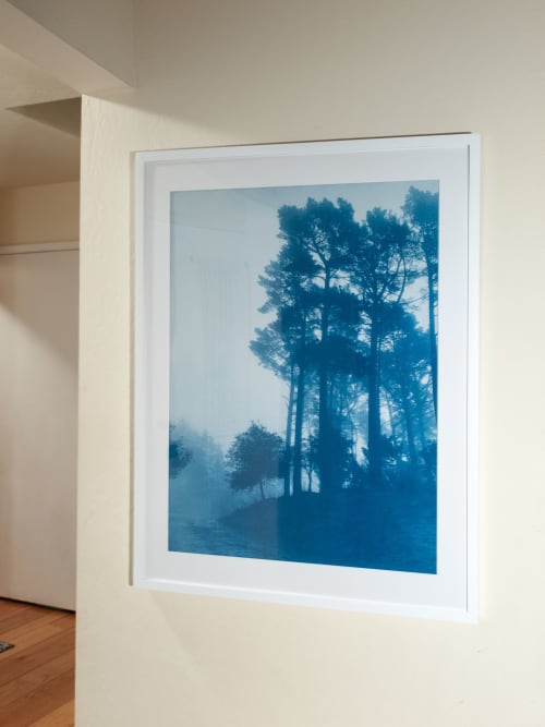 Caminante No hay Camino: 35 x 27" hand-printed cyanotype | Photography by Christine So