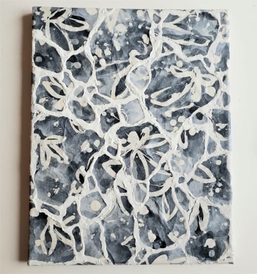 Original 11 x 14" watercolor contemporary art - Black Boheme | Paintings by Apoorva Kasaraneni