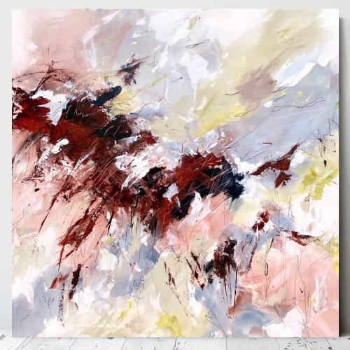 When the wind is so sweet /1 | Oil And Acrylic Painting in Paintings by Cristina Dalla Valentina