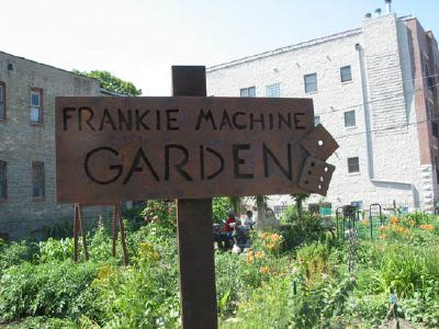 Frankie Machine Community Garden Sign | Signage by John T Unger