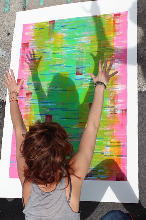 Bright painting for private residence | Paintings by Johanna Boccardo