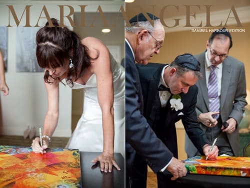 Double Hamsa Ketubah | Prints by Judith Joseph