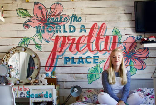 Pretty Place Mural | Murals by 2 Sisters