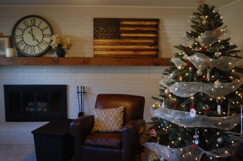 Reclaimed Wood American Flag | Wall Hangings by Woodology