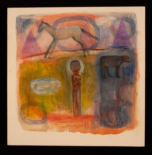 Talisman | Oil And Acrylic Painting in Paintings by Joanne Hammer