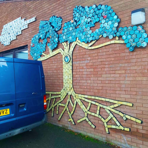 Tree Mosaic | Public Mosaics by James Ort | Ashmead Primary School in London