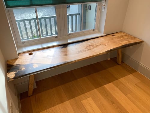 Glacier Desk | Tables by Fine Line Woodworks
