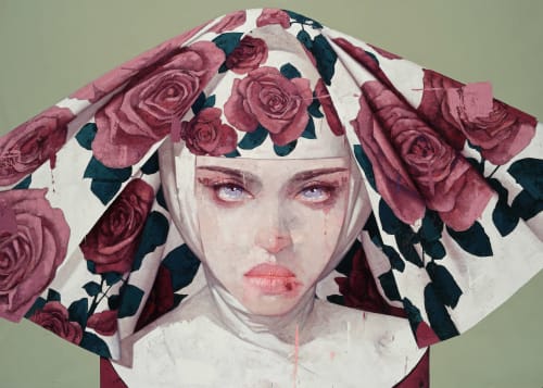 PULSION DE VIDA | Oil And Acrylic Painting in Paintings by Roldan Lauzan Studio | Bat Alberto Cornejo gallery in Madrid