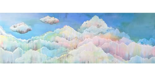 Clouds | Paintings by Sarah Stivers | One Mind Massage in Portland