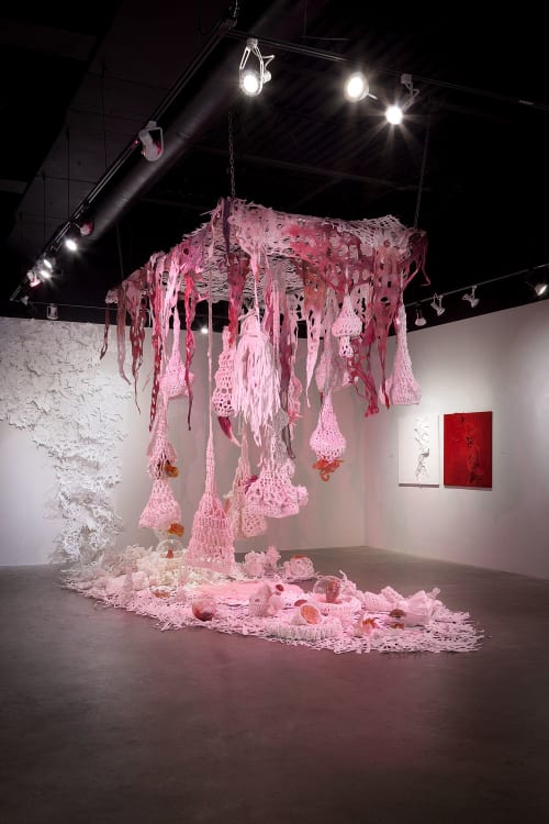 Aftermath: In The Pink | Art & Wall Decor by Leisa Rich | Thomas Deans Fine Art in Atlanta