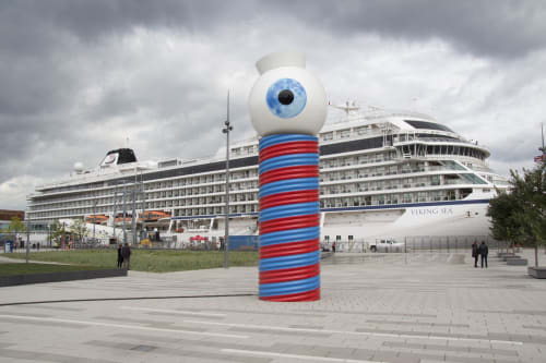 LES GARDIENS | Public Sculptures by COOKE-SASSEVILLE | Marina Saint-Roch in Quebec City