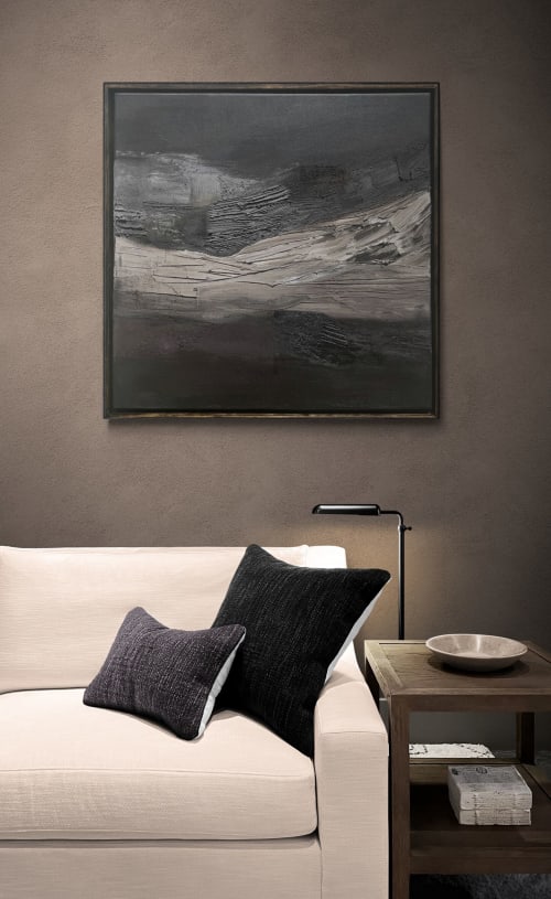 "lunar flare" | Mixed Media by VISCERAL HOME STUDIO