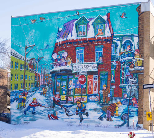 Le Montréal de Miyuki Tanobe | Street Murals by Annie Hamel