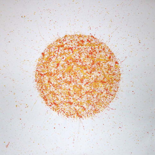Shining sun | Oil And Acrylic Painting in Paintings by Isabelle Pelletane