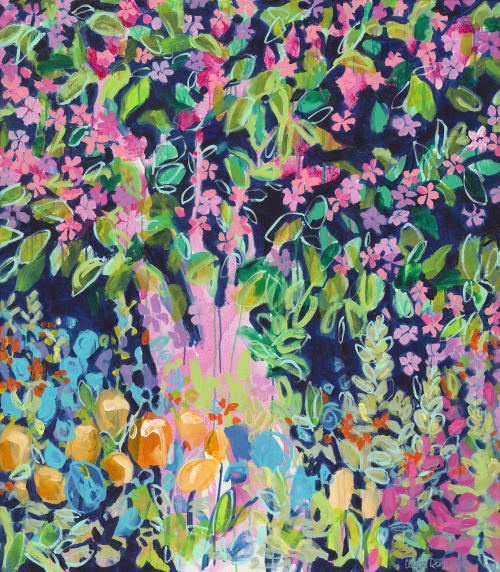 Not Klimt's Apple Tree | Oil And Acrylic Painting in Paintings by Claire Desjardins